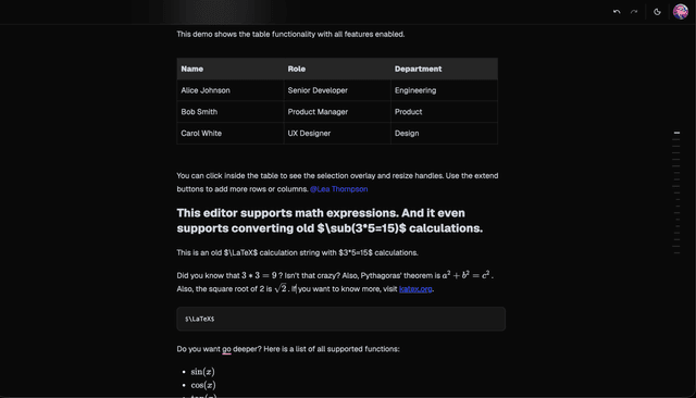 Notion Like Editor